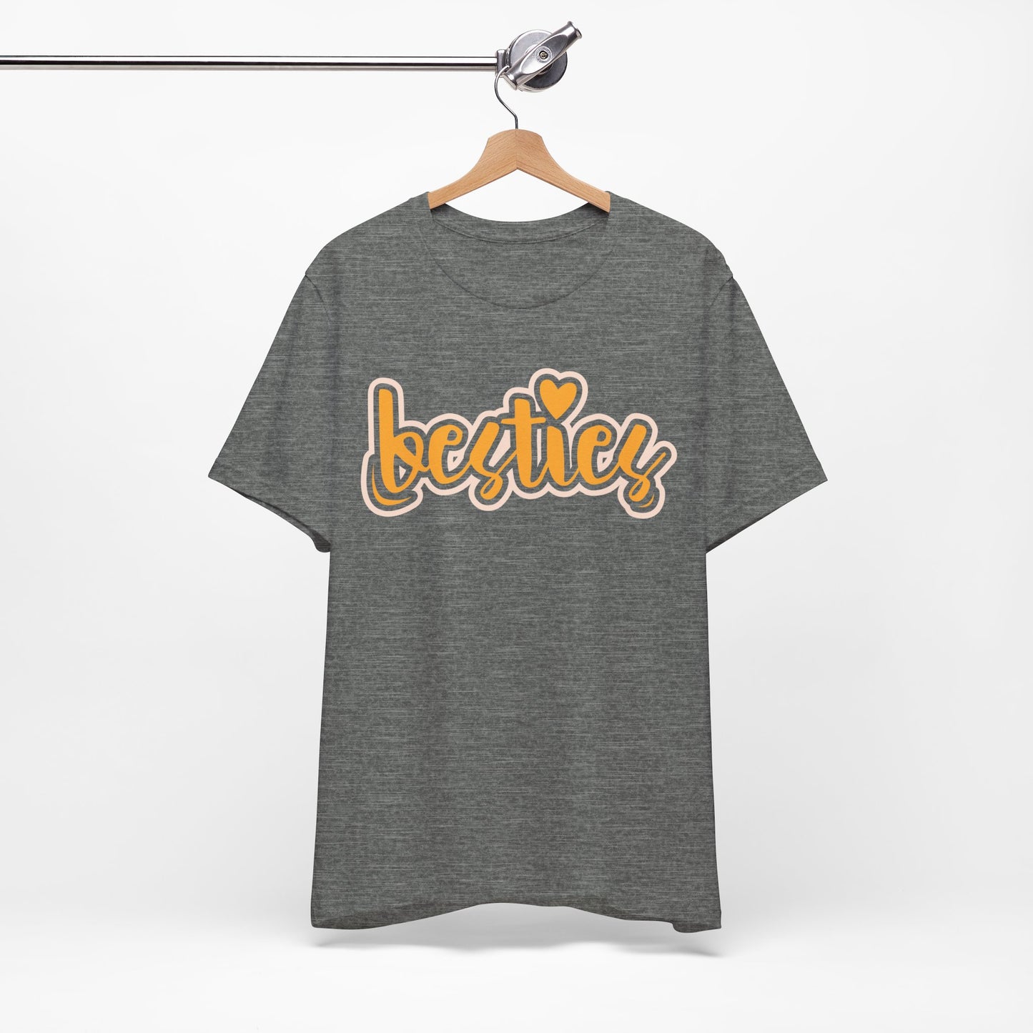 Besties Heart Script Tee