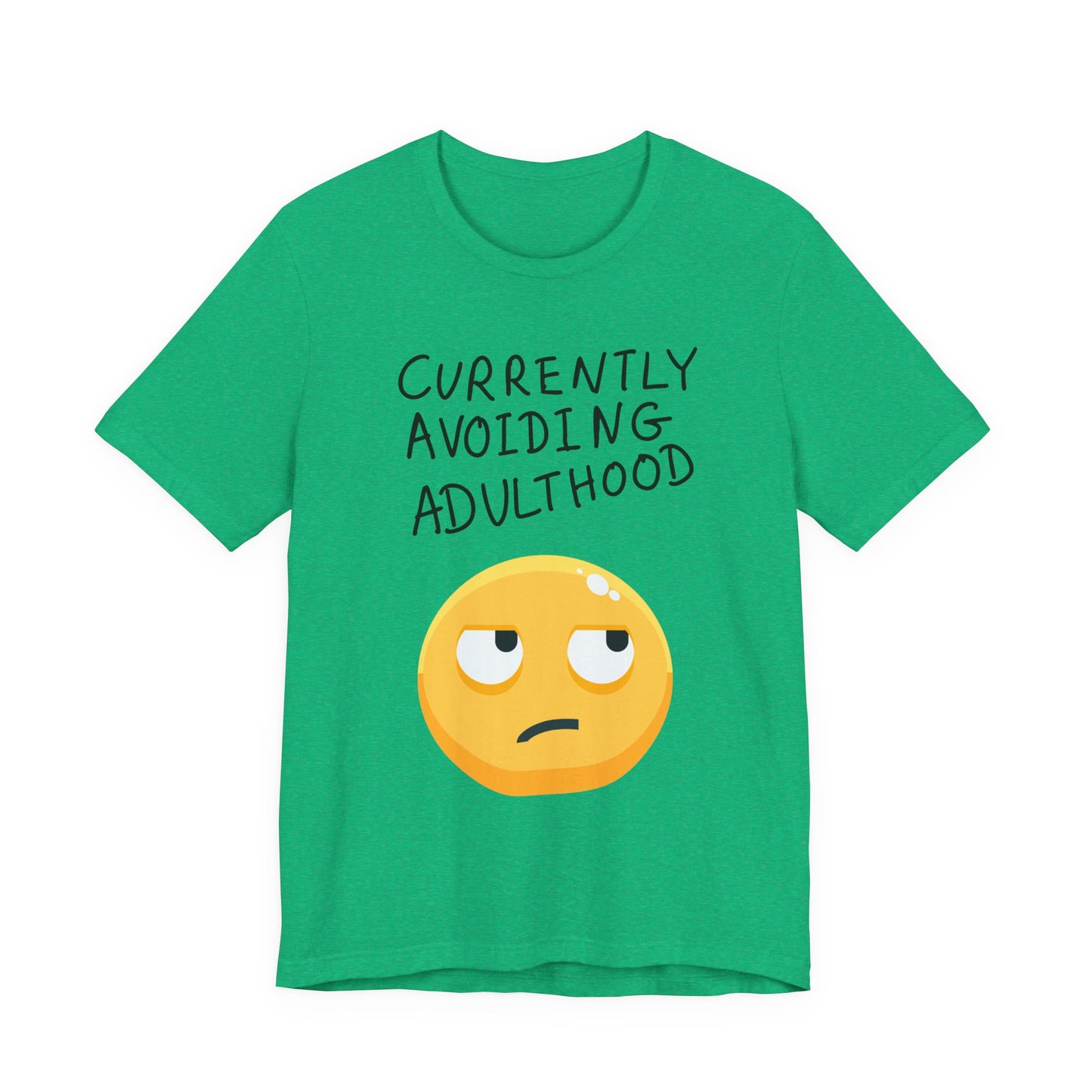 Avoiding Adulthood Emoji Tee