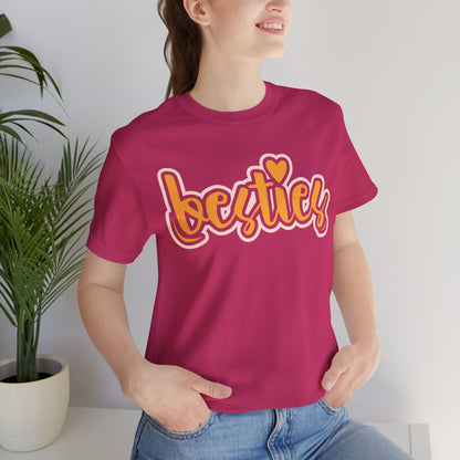 Besties Heart Script Tee