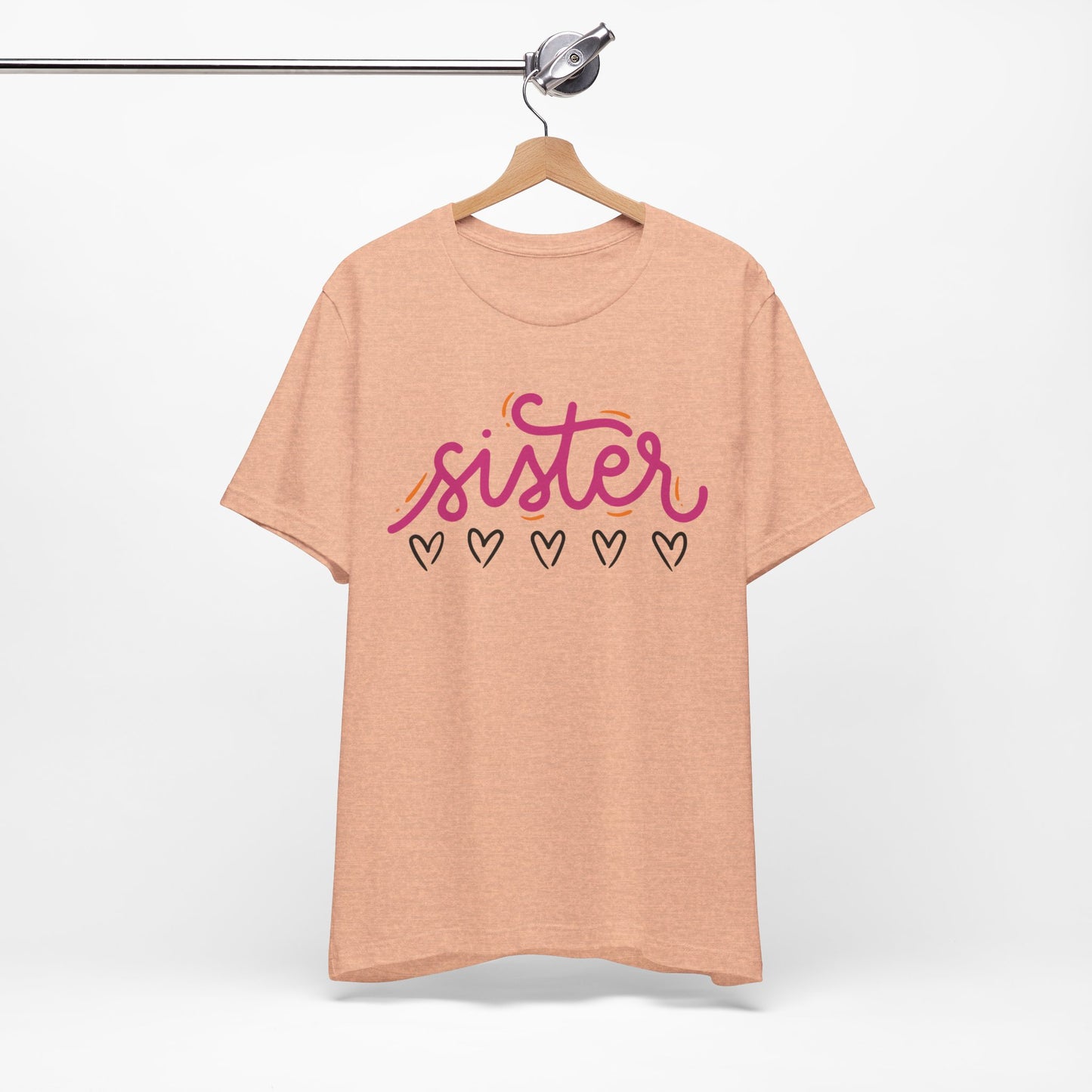 Sister Love Hearts Tee