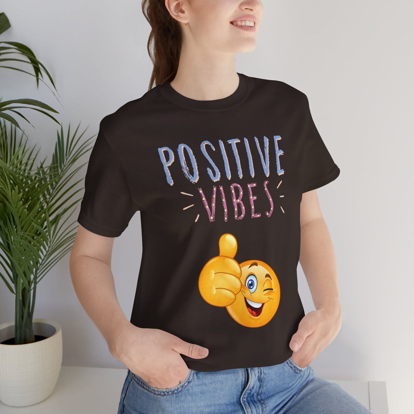 Positive Vibes Thumbs Up Tee