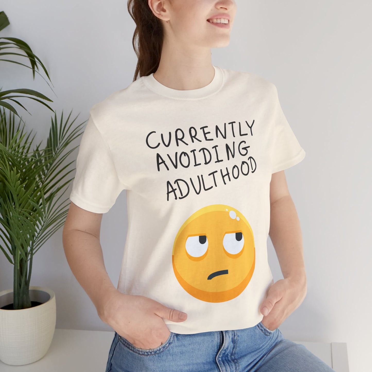 Avoiding Adulthood Emoji Tee