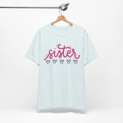 Sister Love Hearts Tee