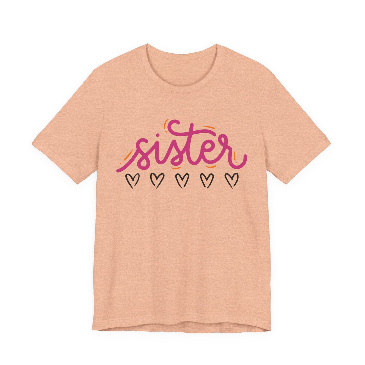 Sister Love Hearts Tee