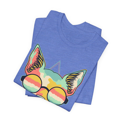 Colorful Artistic Cat Tee