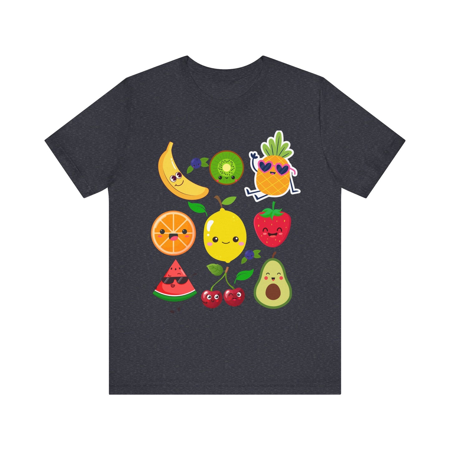 Cute Fruit Friends Kawaii Foodie Tee