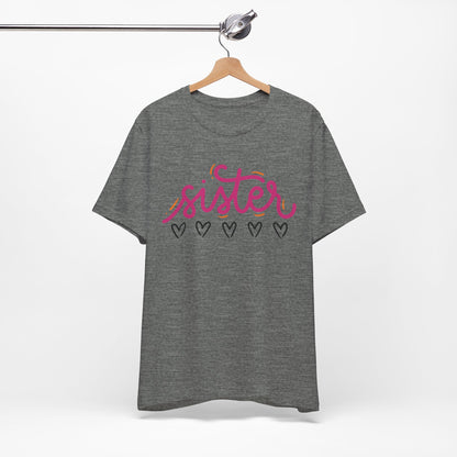 Sister Love Hearts Tee