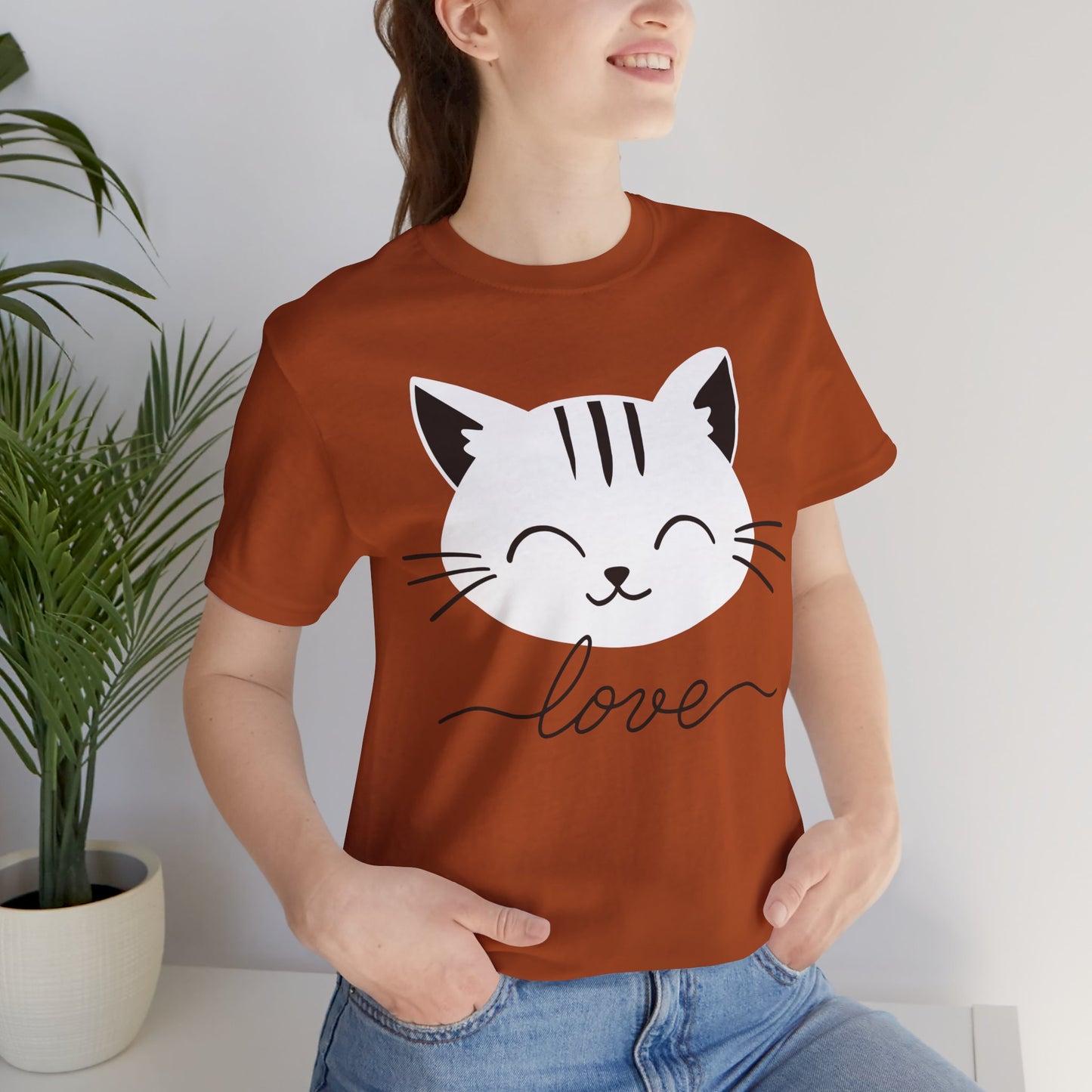 Cat Love Minimalist Tee
