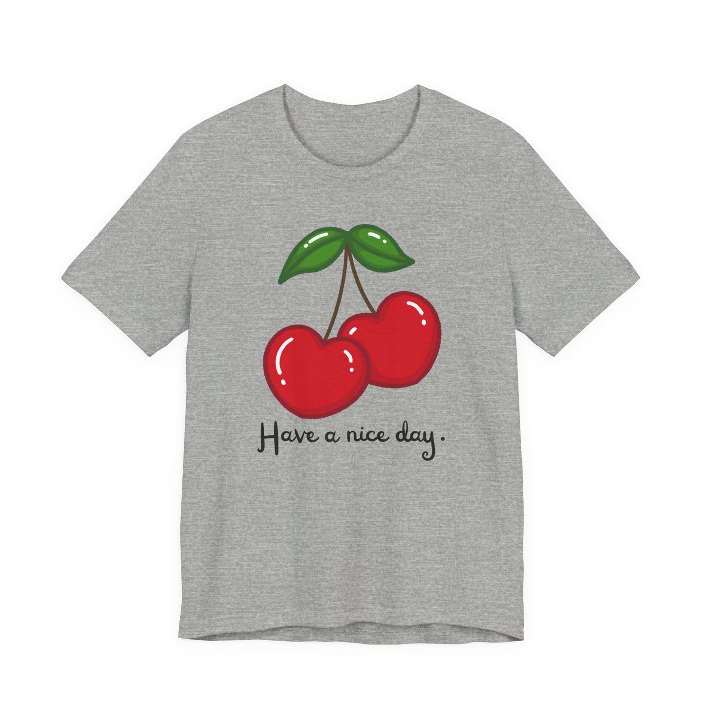 Have a Nice Day Cherry Hearts Tee