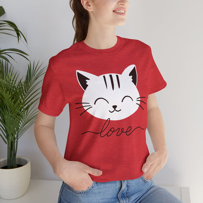 Cat Love Minimalist Tee