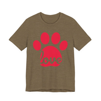 Love Paw Print Jersey Tee