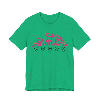 Sister Love Hearts Tee