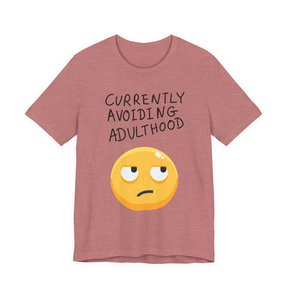 Avoiding Adulthood Emoji Tee