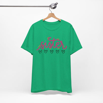 Sister Love Hearts Tee