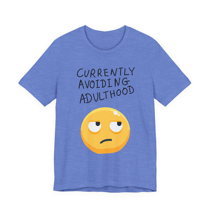 Avoiding Adulthood Emoji Tee