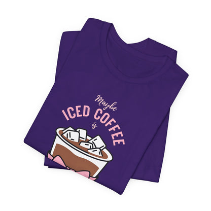 Iced Coffee Addict Tee
