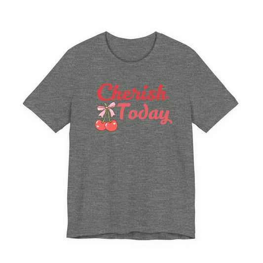 Cherish Today Cherry Bow Tee