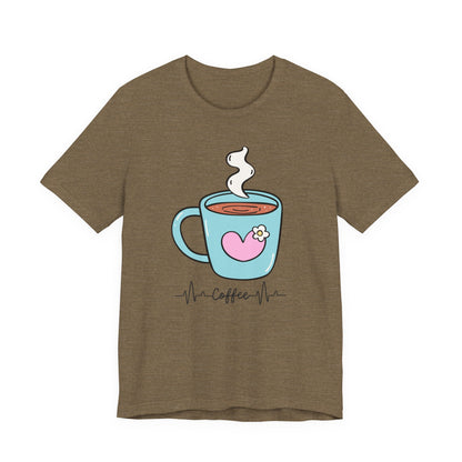 Coffee Lover's Heart Tee