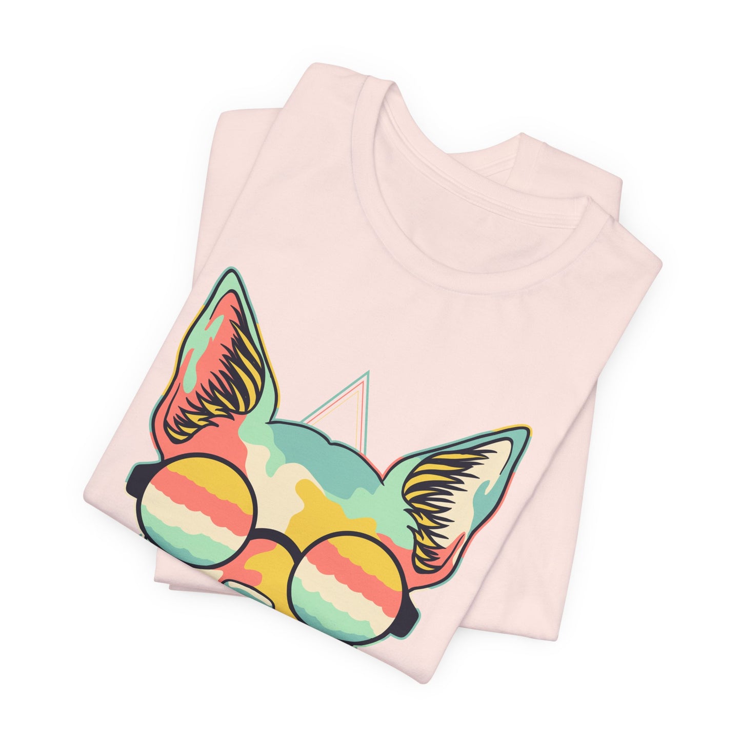 Colorful Artistic Cat Tee