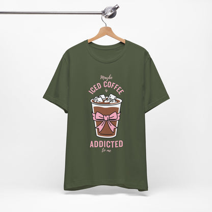 Iced Coffee Addict Tee