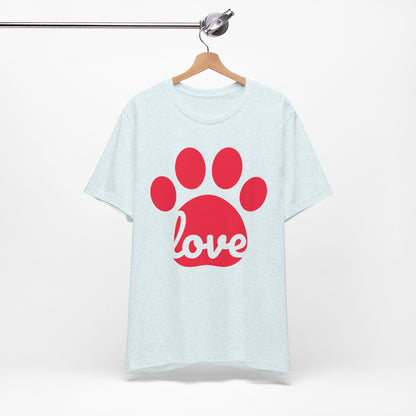 Love Paw Print Jersey Tee