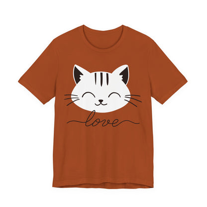 Cat Love Minimalist Tee