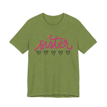 Sister Love Hearts Tee
