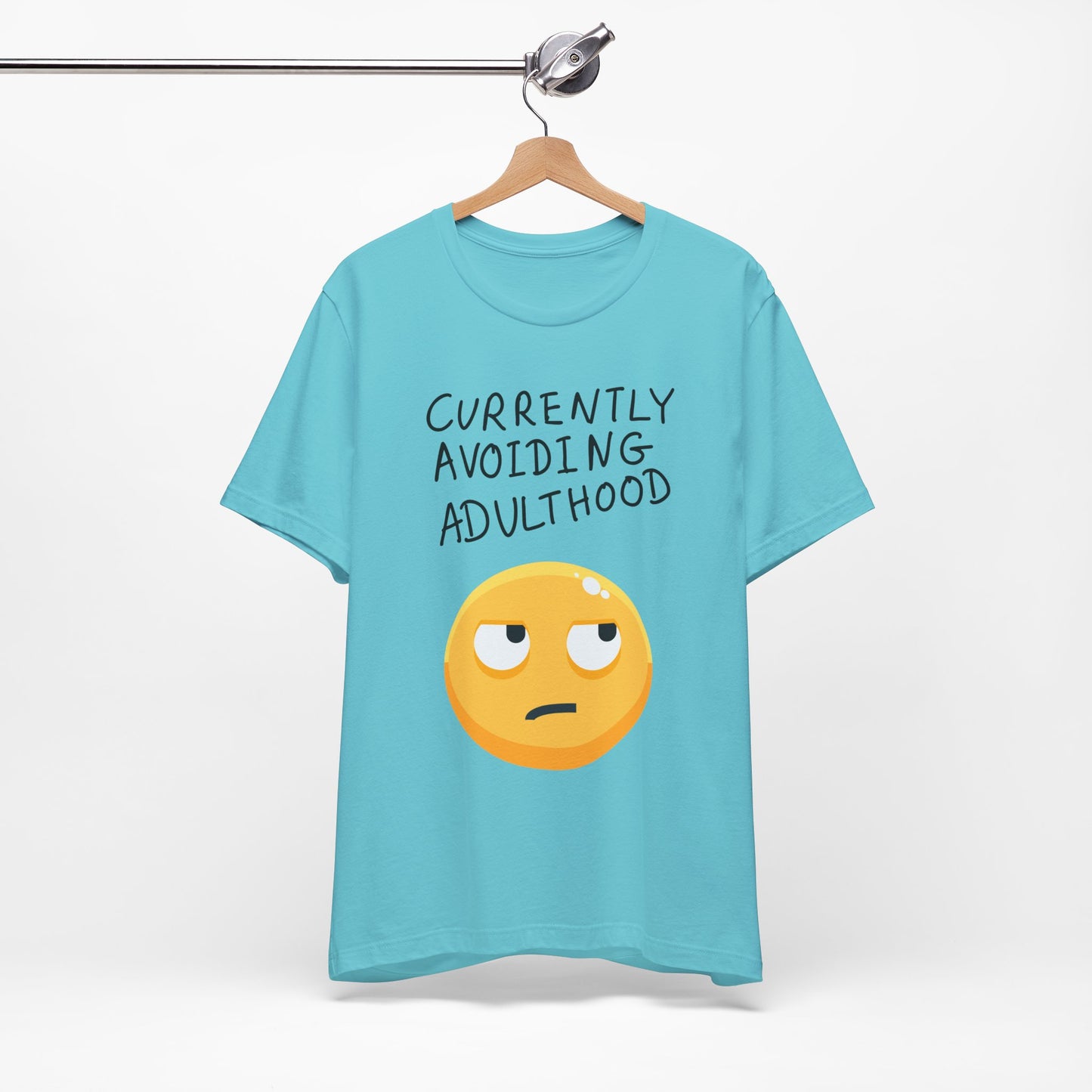 Avoiding Adulthood Emoji Tee