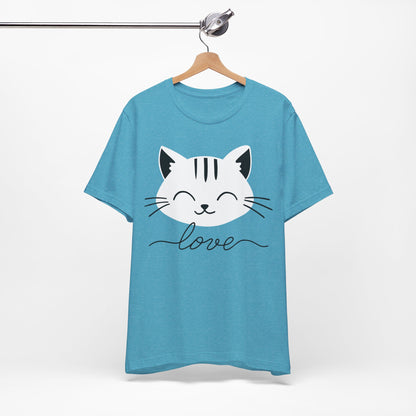Cat Love Minimalist Tee