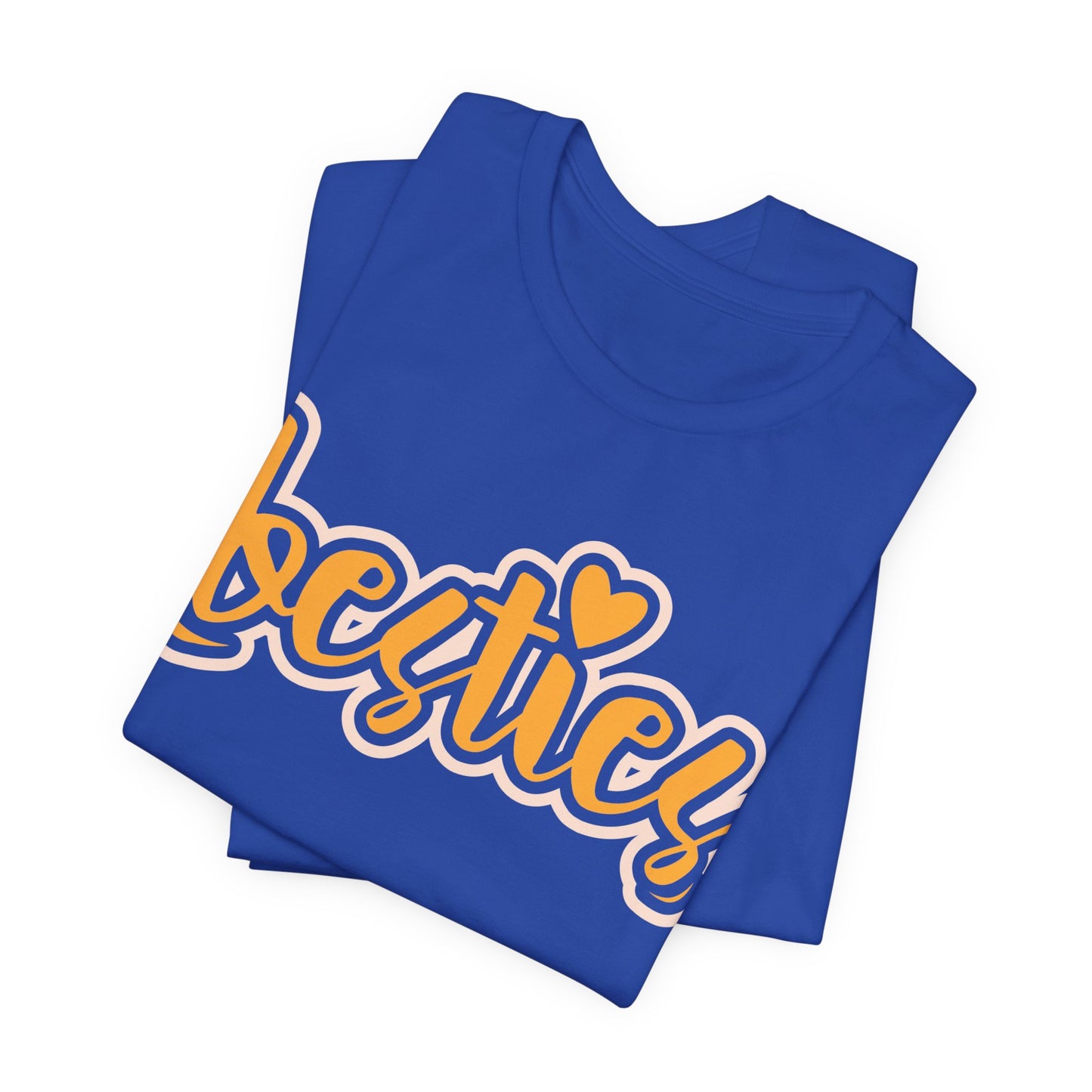 Besties Heart Script Tee