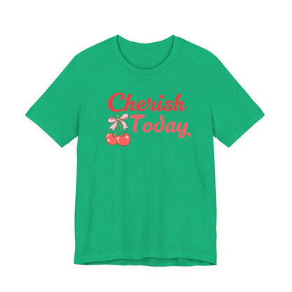 Cherish Today Cherry Bow Tee