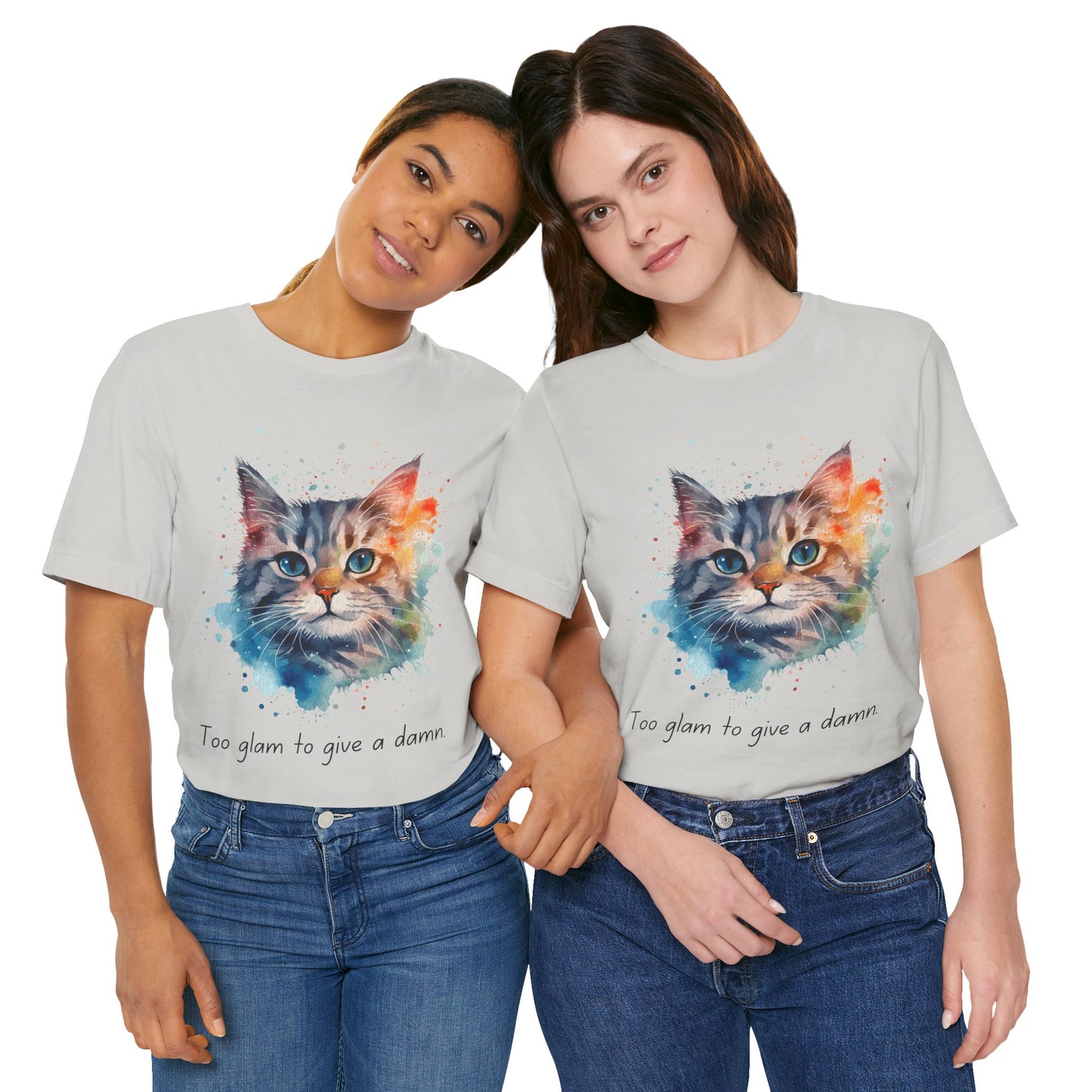 Watercolor Cat Tee