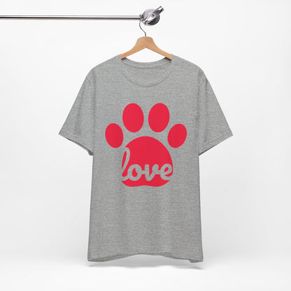 Love Paw Print Jersey Tee
