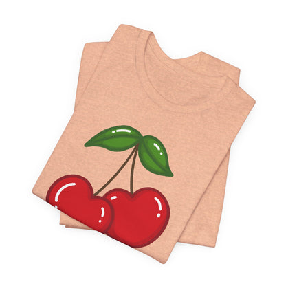 Have a Nice Day Cherry Hearts Tee