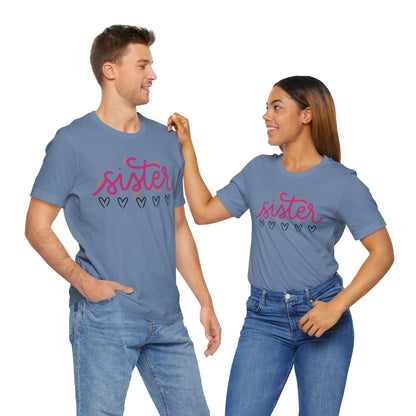 Sister Love Hearts Tee