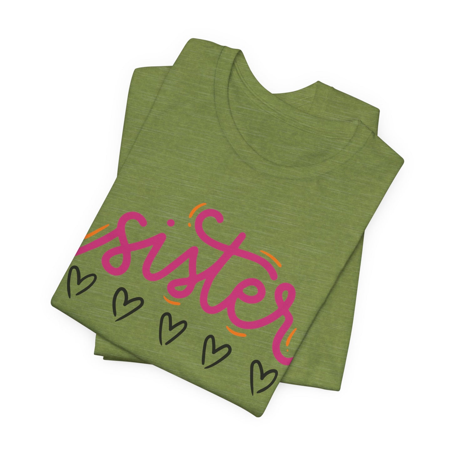 Sister Love Hearts Tee