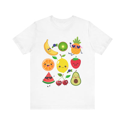 Cute Fruit Friends Kawaii Foodie Tee