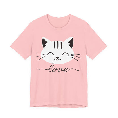 Cat Love Minimalist Tee