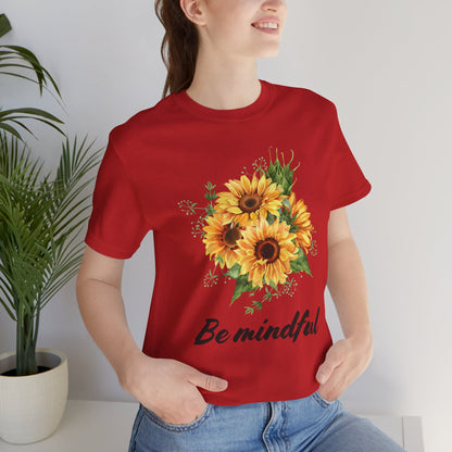 Be Mindful Sunflower Tee
