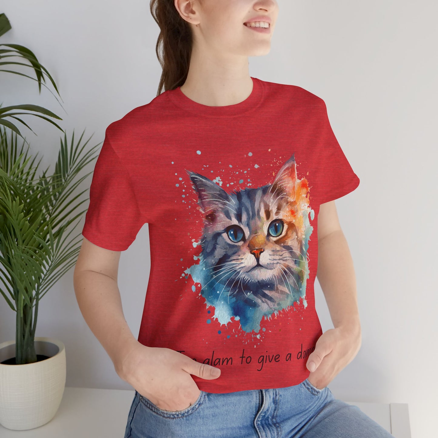 Watercolor Cat Tee