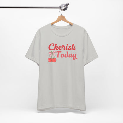 Cherish Today Cherry Bow Tee