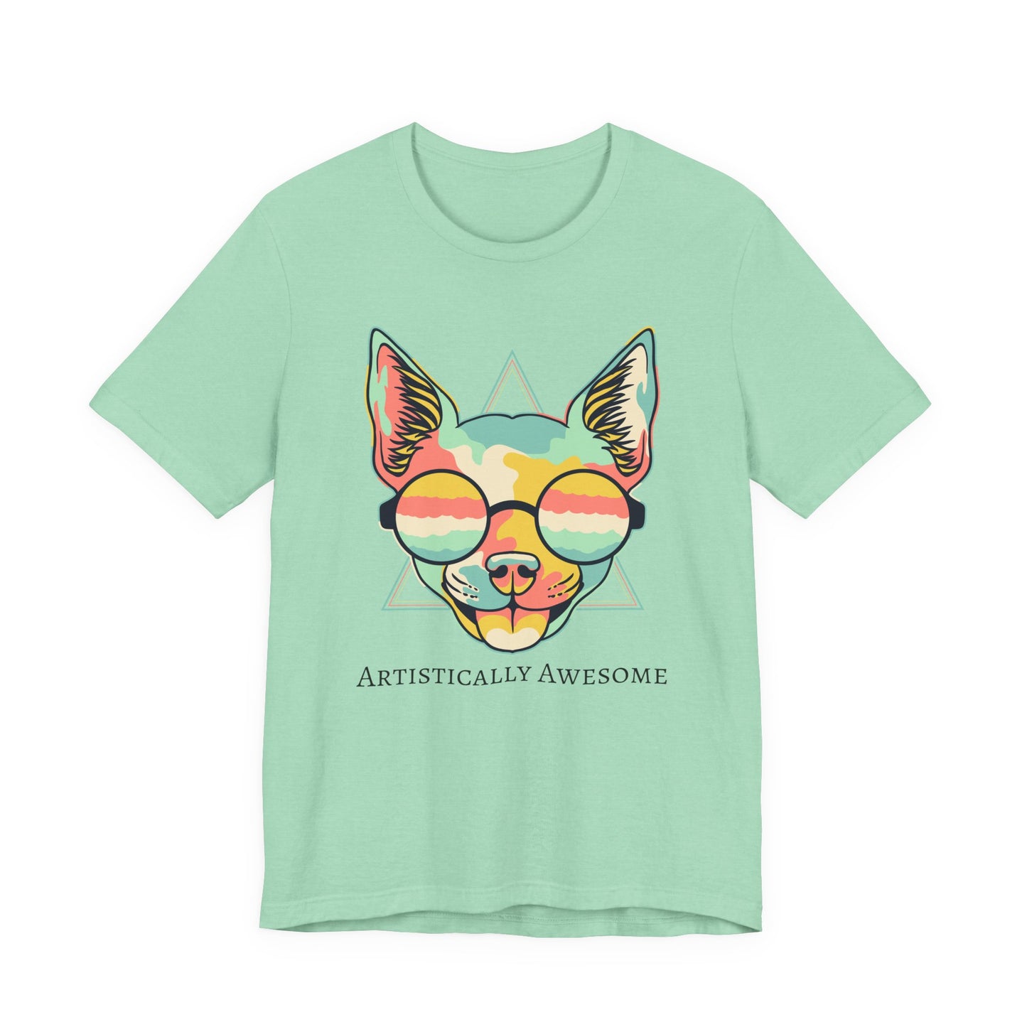 Colorful Artistic Cat Tee