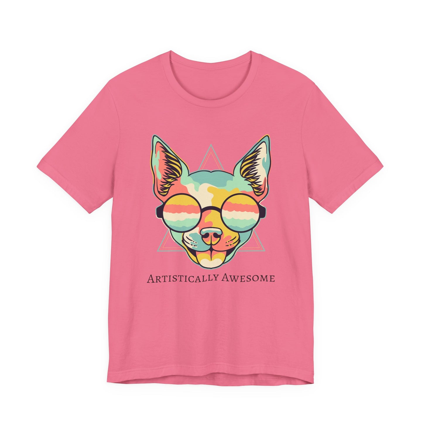 Colorful Artistic Cat Tee