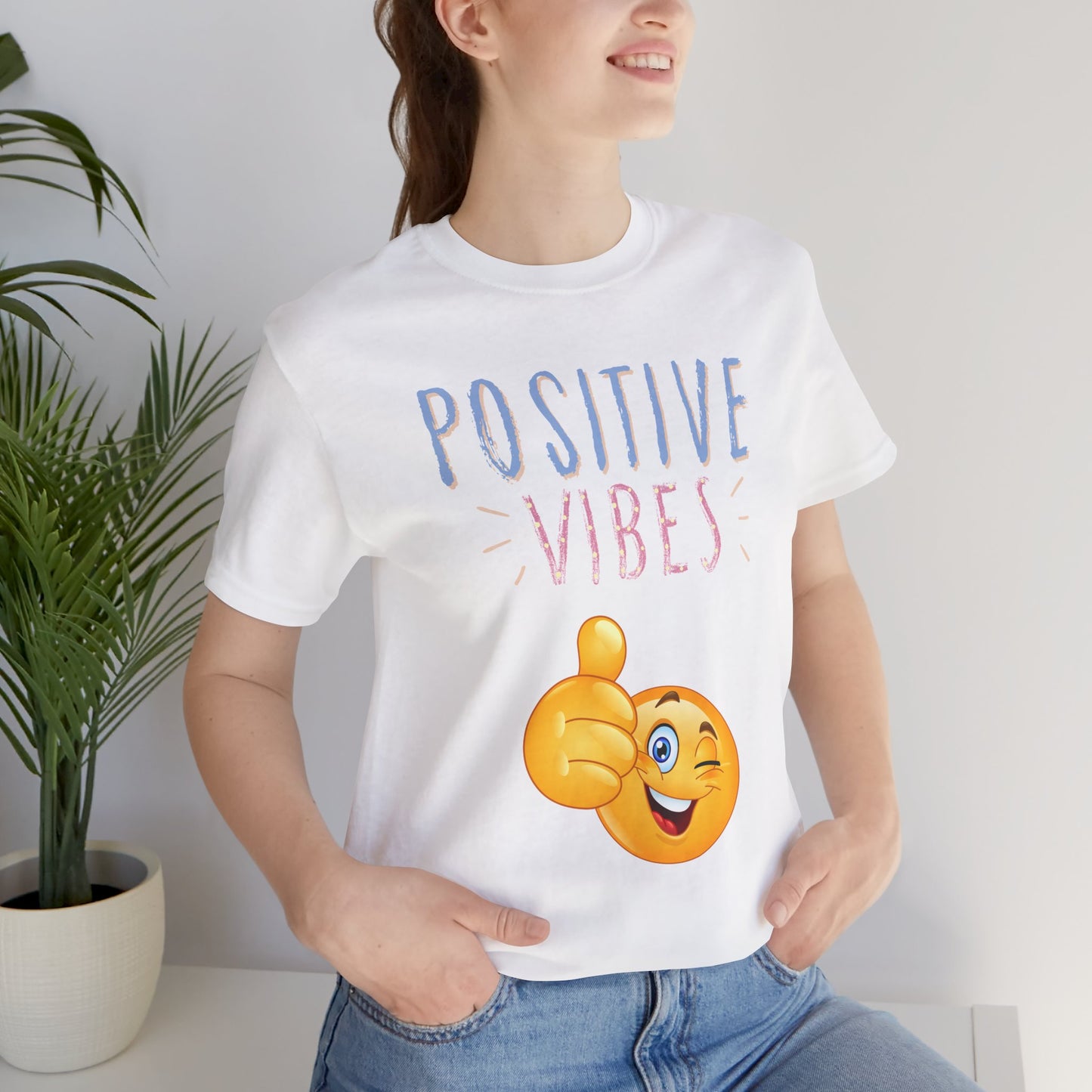 Positive Vibes Thumbs Up Tee