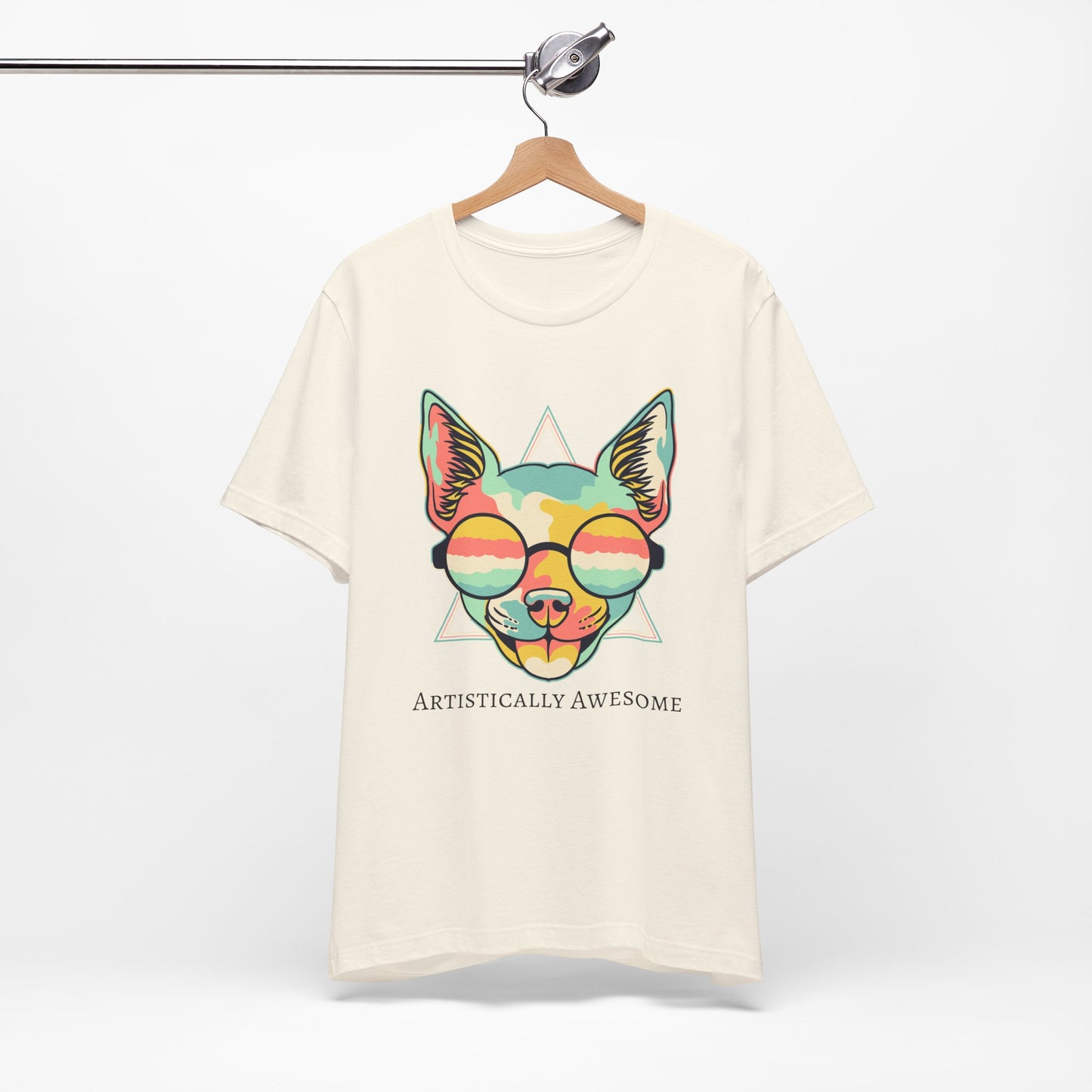 Colorful Artistic Cat Tee