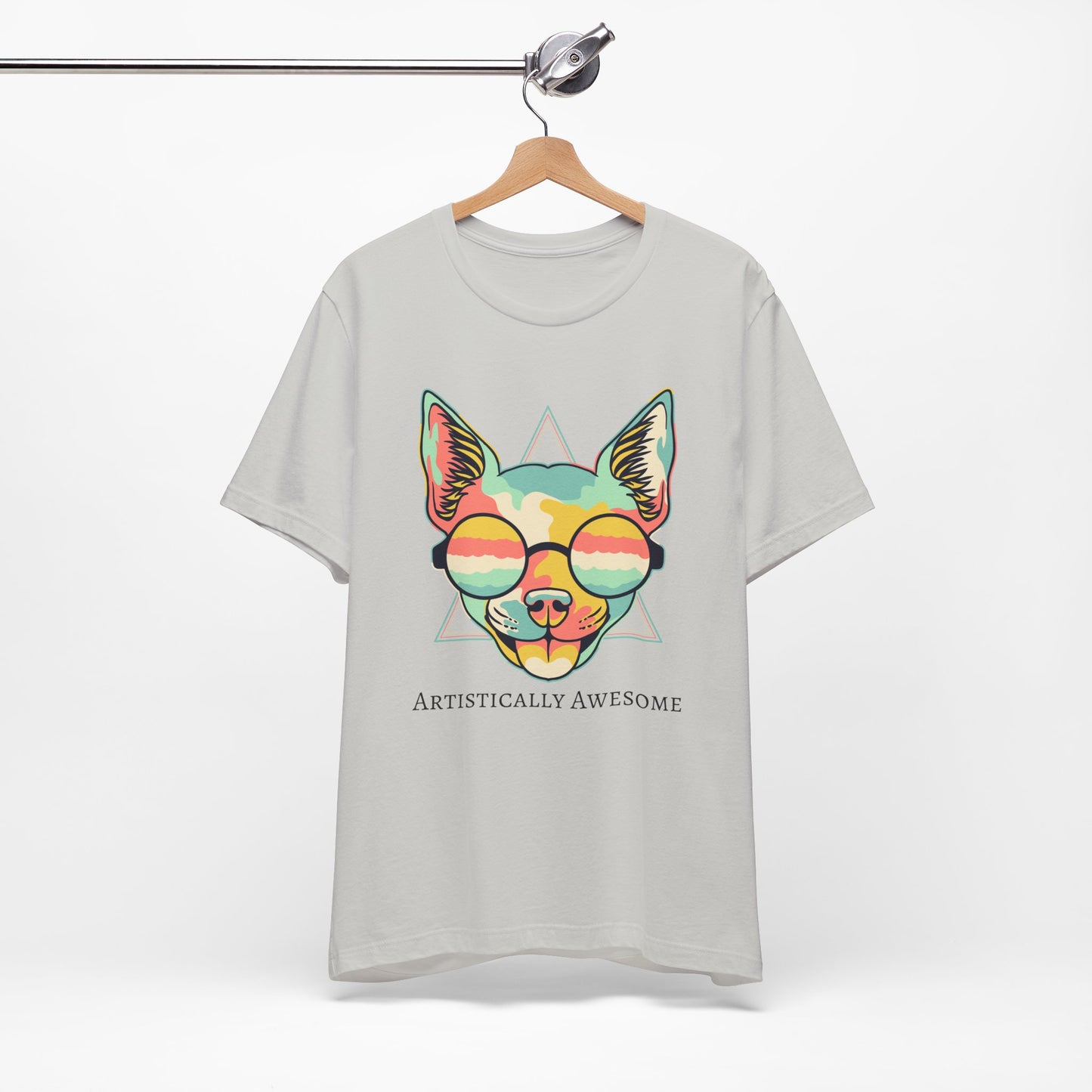 Colorful Artistic Cat Tee