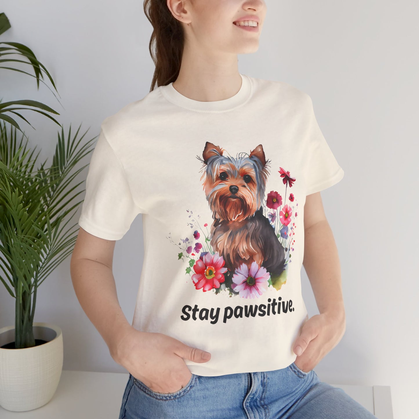 Stay Pawsitive Dog Lover Tee