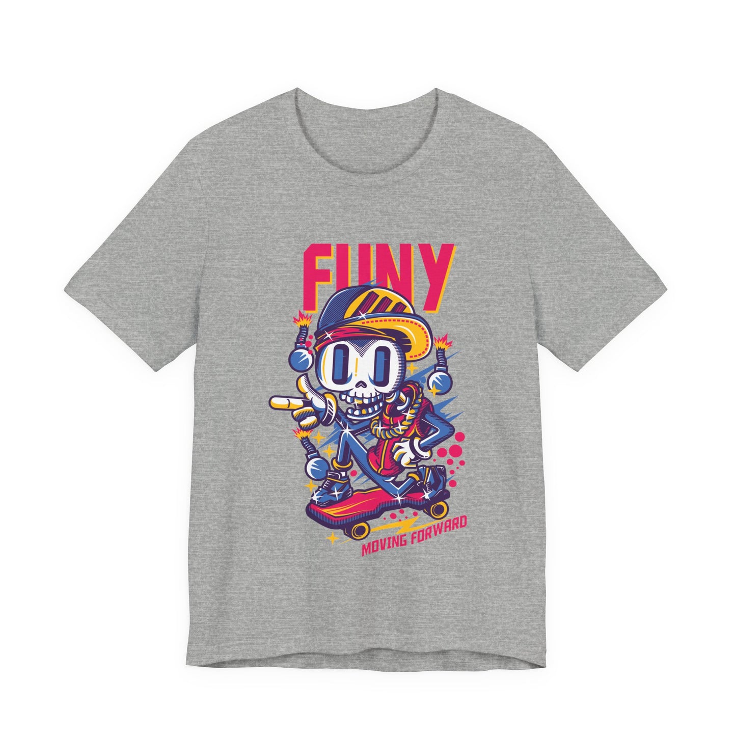 Funy Moving Forward Skater Tee