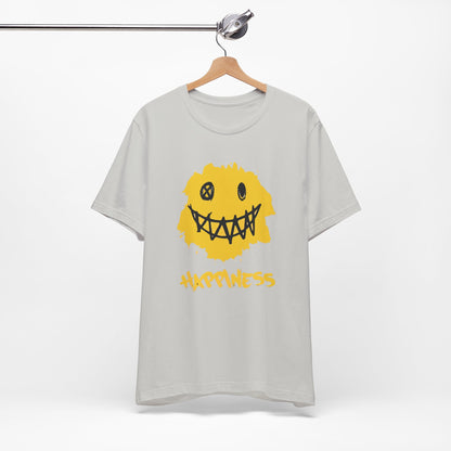 Grungy Happiness Smiley Tee