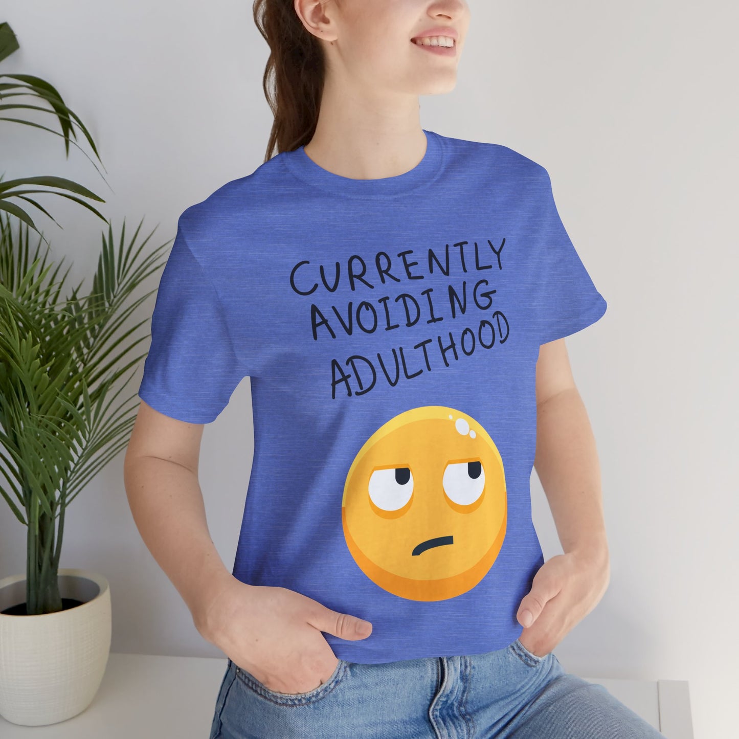 Avoiding Adulthood Emoji Tee